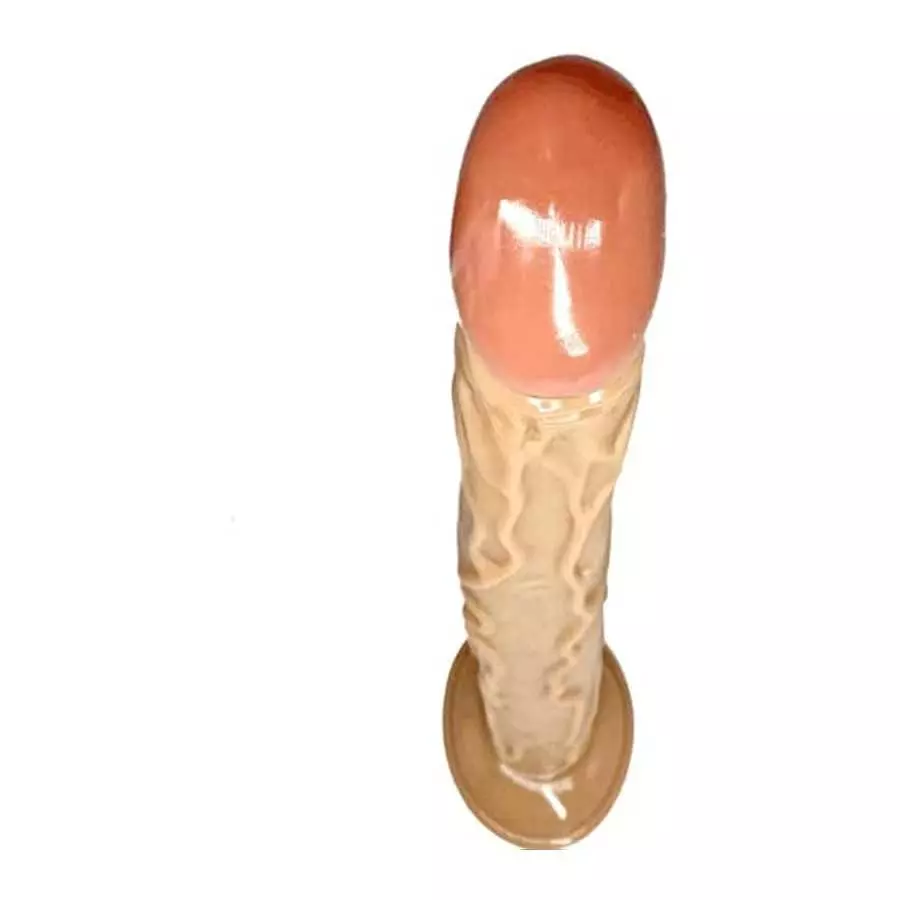 xofoco 35x4.5cm Dildo with Suction Cup, Brown