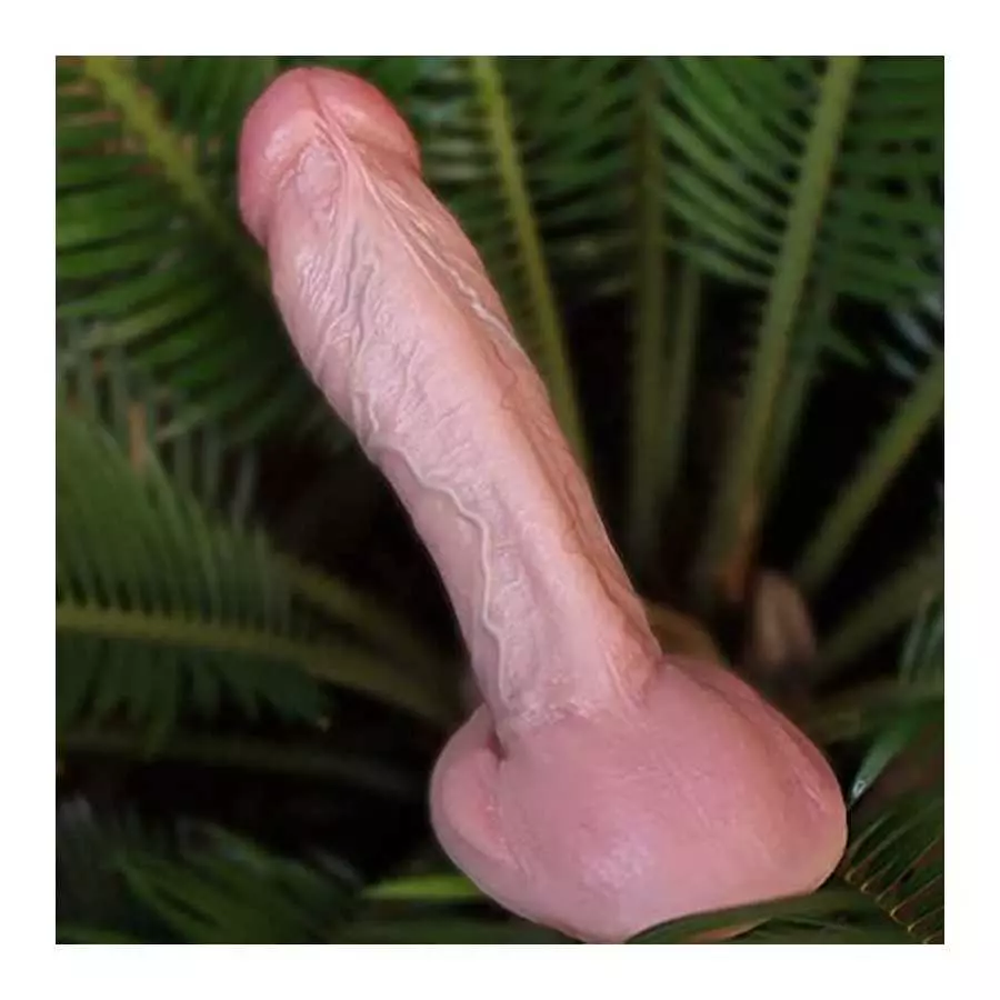 8.18 Inch Huge Realistic Dildo, Lifelike Penis with Big Glans Head Adult Sex Toy for Female Pussy and Anal Orgasm, Suction Cup D