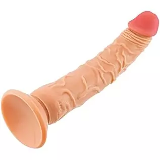 8.8 inch Extra Long Realistic Dildo with Strong Suction Cup,Flexible Silicone for Vaginal G-spot and Anal Play,Adult Sex Toy