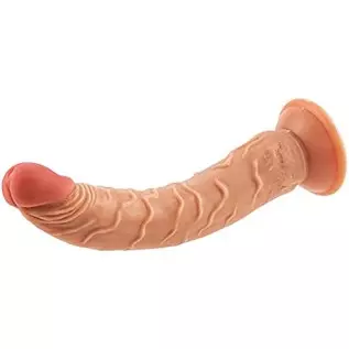 8.8 inch Extra Long Realistic Dildo with Strong Suction Cup,Flexible Silicone for Vaginal G-spot and Anal Play,Adult Sex Toy
