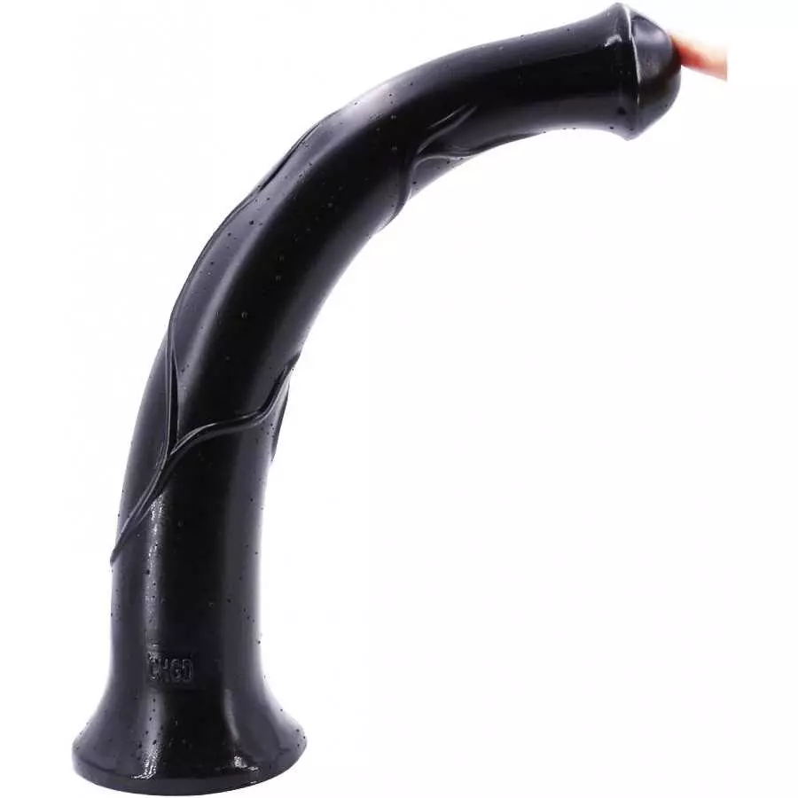 FAAK Realistic Horse Dildo 17inch Huge Thick Animal Dildo Anal Plug for Man Adult Toys for Women and Men Couples (Black)