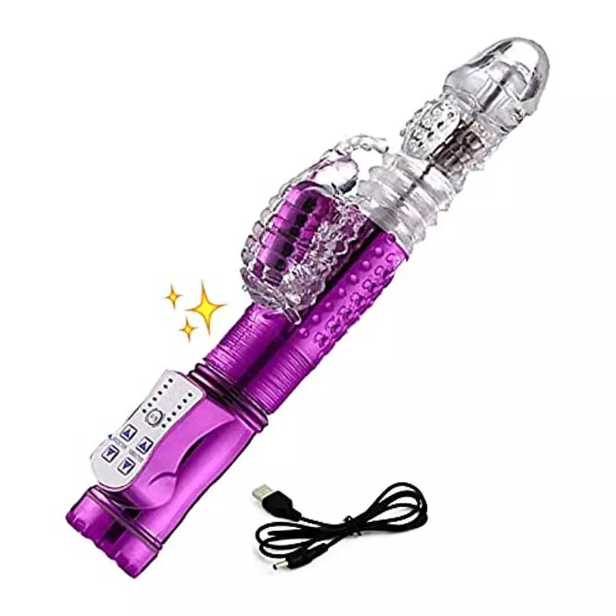 kamsuchs Handheld Machine Toys Thrusting Toy for Womens Pleasure Telescopic Waterproof with 12 Powerful Mode