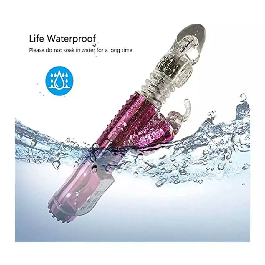 kamsuchs Handheld Machine Toys Thrusting Toy for Womens Pleasure Telescopic Waterproof with 12 Powerful Mode