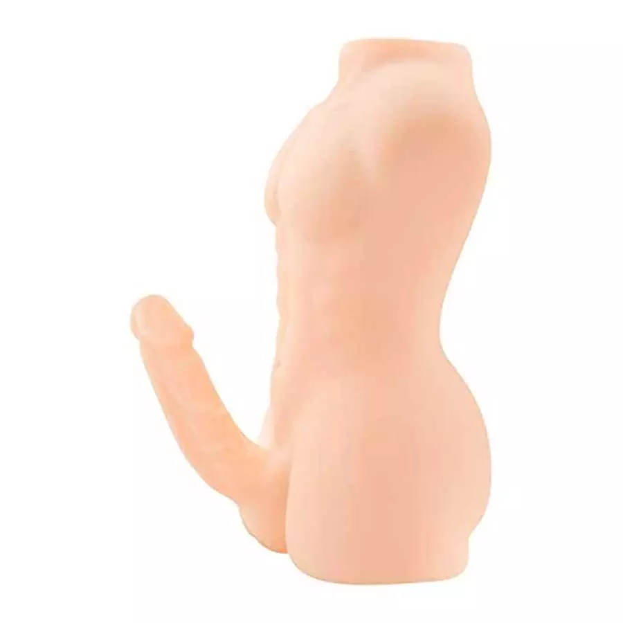 14 LB Heavy Dildo Sex Doll for Women - Male Torso Sex Doll with Realistic Penis & Tight Anal for Female Pleasure Toys,Big Dildo