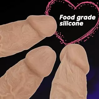 8.67”Huge Penis Dildo, Liquid Silicone Realistic Dildo for Women, Strong Suction Cup Adult Sex Toys for Female Masturbation, Rea