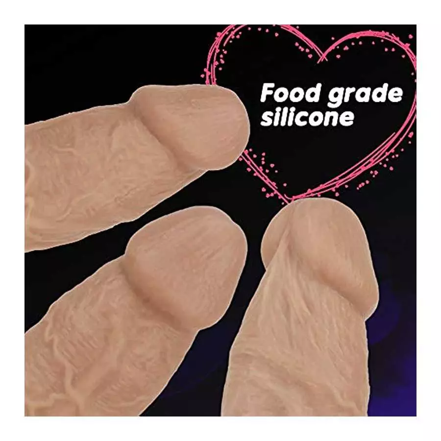 8.67”Huge Penis Dildo, Liquid Silicone Realistic Dildo for Women, Strong Suction Cup Adult Sex Toys for Female Masturbation, Rea