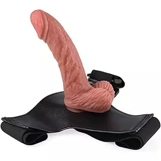 Strap on Dildo Harness with Suction Cup Realistic Dildos for Women Pegging-Flesh