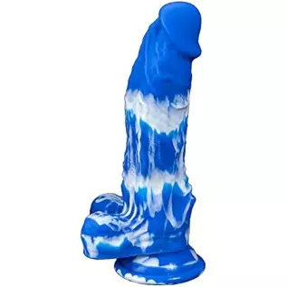 7.4 inch Realistic Dildo for Women - Colorful and Unique Dildo Sex Toy with Strong Suction Cup for Hands-Free Play, G-Spot Stimu