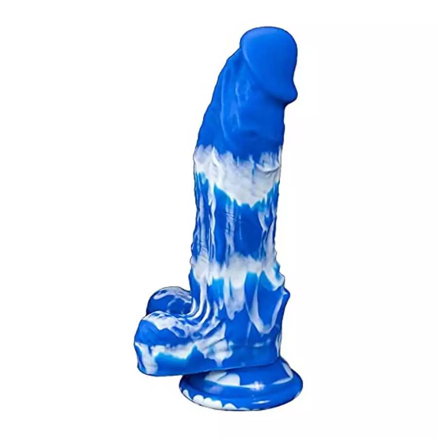 7.4 inch Realistic Dildo for Women - Colorful and Unique Dildo Sex Toy with Strong Suction Cup for Hands-Free Play, G-Spot Stimu 7.4 inch Realistic Dildo for Women - Colorful and Unique Dildo Sex Toy with Strong Suction Cup for Hands-Free Play, G-Spot Stimu
