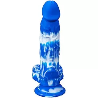 7.4 inch Realistic Dildo for Women - Colorful and Unique Dildo Sex Toy with Strong Suction Cup for Hands-Free Play, G-Spot Stimu 7.4 inch Realistic Dildo for Women - Colorful and Unique Dildo Sex Toy with Strong Suction Cup for Hands-Free Play, G-Spot Stimu