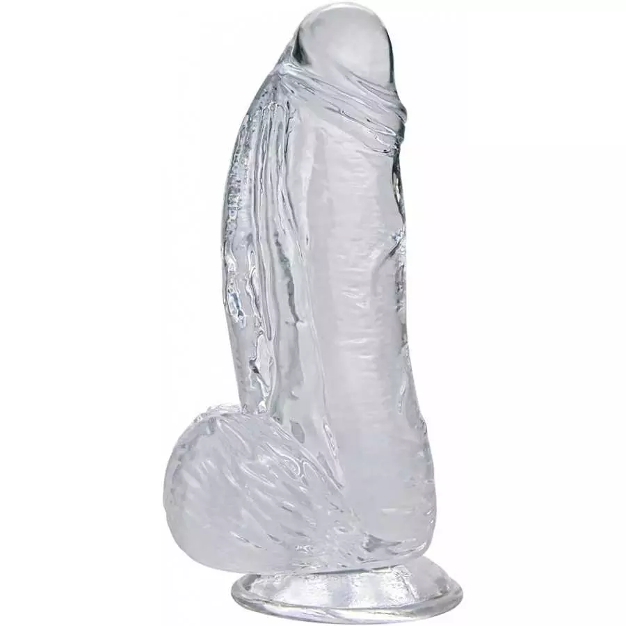 Huge Realistic Dildo Stimulator, Transparent Flexible Penis Dildo with Strong Suction Cup Base for Hands-Free Play, Lifelike Pen Huge Realistic Dildo Stimulator, Transparent Flexible Penis Dildo with Strong Suction Cup Base for Hands-Free Play, Lifelike Pen
