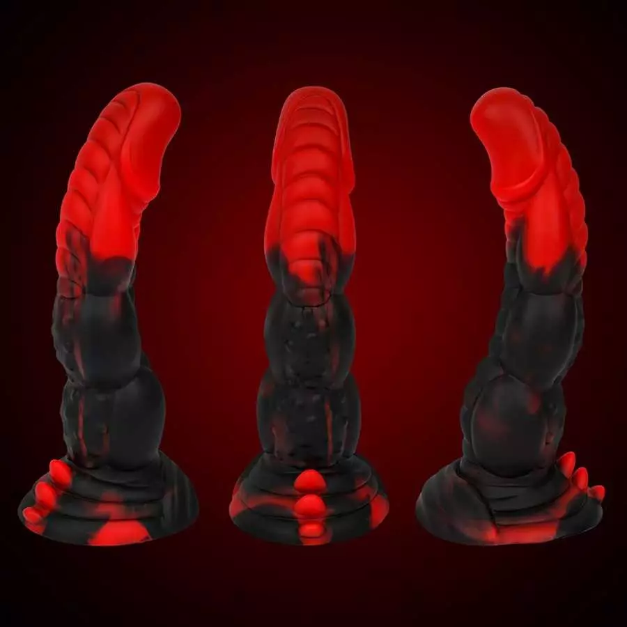 Realistic Monster Dildo for Women: 7.6 inch Adult Sex Toys Anal Dildo for G Spot Anal Play, Liquid Silicone Thick Dildo with Str