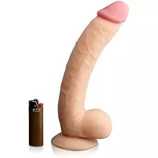 Healthy Vibes Big Dick Dirk Dildo The Porn Star Molded Huge 11.5 Inch Realistic Flesh Lifelike Penis with Suction Cup, Strap On Healthy Vibes Big Dick Dirk Dildo The Porn Star Molded Huge 11.5 Inch Realistic Flesh Lifelike Penis with Suction Cup, Strap On