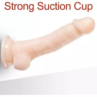 8 Inch Realistic Dildo with Strong Suction Cup for Hands-Free Play, Body-Safe Material Realistic Penis for G-Spot Stimulation Di 8 Inch Realistic Dildo with Strong Suction Cup for Hands-Free Play, Body-Safe Material Realistic Penis for G-Spot Stimulation Di