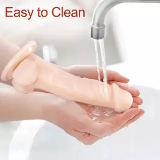 8 Inch Realistic Dildo with Strong Suction Cup for Hands-Free Play, Body-Safe Material Realistic Penis for G-Spot Stimulation Di 8 Inch Realistic Dildo with Strong Suction Cup for Hands-Free Play, Body-Safe Material Realistic Penis for G-Spot Stimulation Di