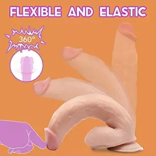 Realistic Dildo 12inch Lifelike Huge Dildo Sex Toys for Women, Soft Large G spot Dildo with Strong Suction Cup for Hands-Free Pl Realistic Dildo 12inch Lifelike Huge Dildo Sex Toys for Women, Soft Large G spot Dildo with Strong Suction Cup for Hands-Free Pl