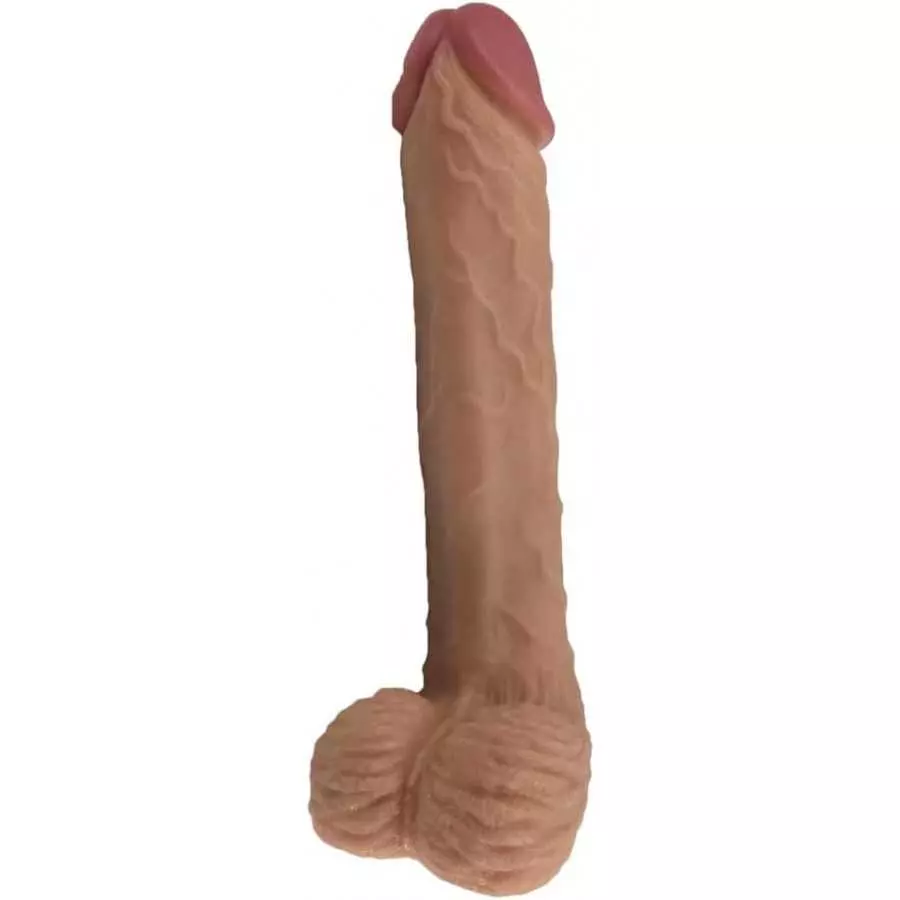 16.14 Inch Huge 3 Inch Thick Oversize Realistic Dildo Female Masturbation Massive Adult Toy for Women Couple (Black)