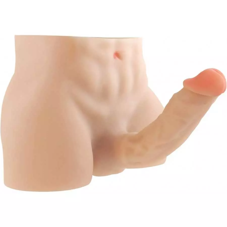 7.71lbs Male Torso Dildo Sex Doll - Flexible Bendable Penis and Tight Anal Hole for Women Masturbation,Lifelike Love Doll for Co 7.71lbs Male Torso Dildo Sex Doll - Flexible Bendable Penis and Tight Anal Hole for Women Masturbation,Lifelike Love Doll for Co