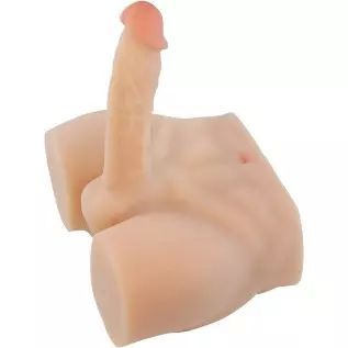 7.71lbs Male Torso Dildo Sex Doll - Flexible Bendable Penis and Tight Anal Hole for Women Masturbation,Lifelike Love Doll for Co 7.71lbs Male Torso Dildo Sex Doll - Flexible Bendable Penis and Tight Anal Hole for Women Masturbation,Lifelike Love Doll for Co