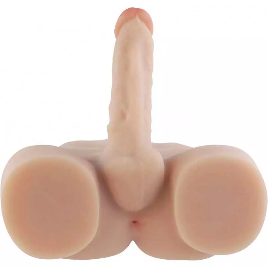 7.71lbs Male Torso Dildo Sex Doll - Flexible Bendable Penis and Tight Anal Hole for Women Masturbation,Lifelike Love Doll for Co