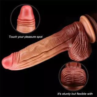 Huge Dildo XL Size Realistic Dildo 10.25inch Big Dildo Harness Compatible Female Sex Product King Cock Chubby (Flesh) Huge Dildo XL Size Realistic Dildo 10.25inch Big Dildo Harness Compatible Female Sex Product King Cock Chubby (Flesh)