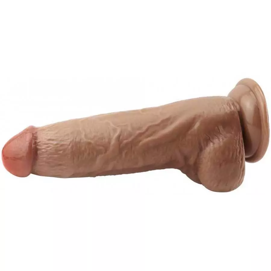 Huge Dildo XL Size Realistic Dildo 10.25inch Big Dildo Harness Compatible Female Sex Product King Cock Chubby (Flesh)