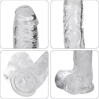 Realistic Dildos Adult Toys Didlo for Women, 7.8 Inch Sex Toy Clear Big Dildo with Suction Cup for Hands-Free Play Dildo, Body-S Realistic Dildos Adult Toys Didlo for Women, 7.8 Inch Sex Toy Clear Big Dildo with Suction Cup for Hands-Free Play Dildo, Body-S