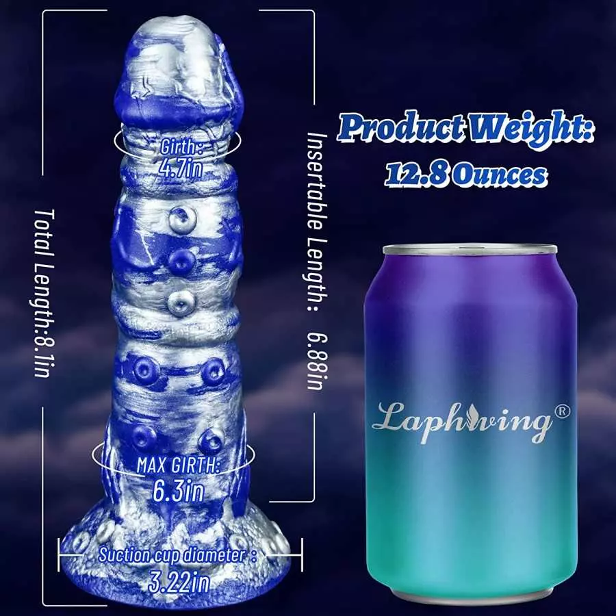 Monster Silicone Realistic Dildo Alien Dildo for Hands-Free Anal Play, Anal Dildo Strap On Dragon Thick Dildo Sex Toy for Women