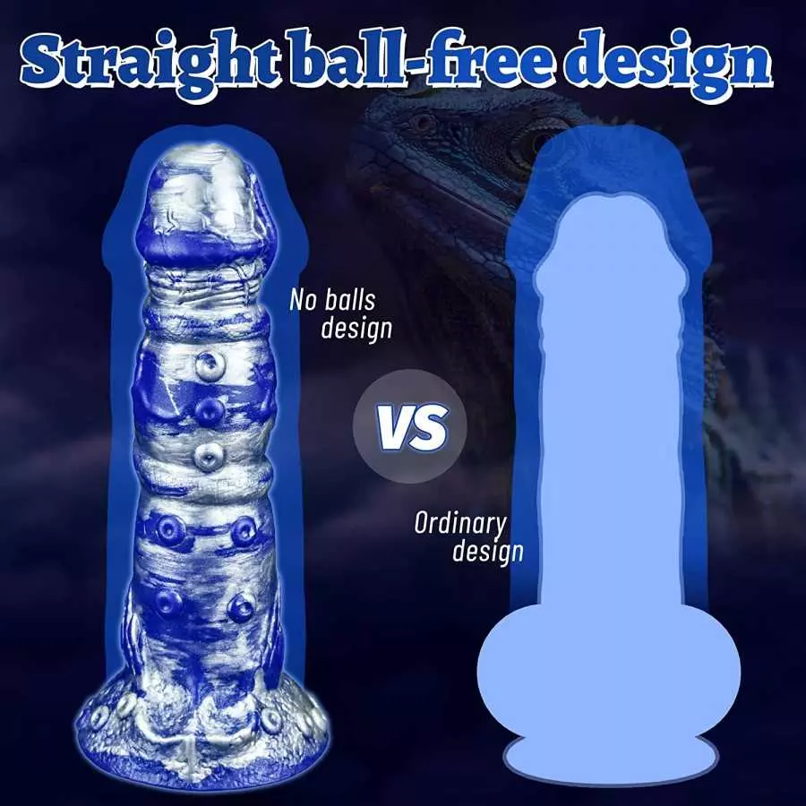 Monster Silicone Realistic Dildo Alien Dildo for Hands-Free Anal Play, Anal Dildo Strap On Dragon Thick Dildo Sex Toy for Women
