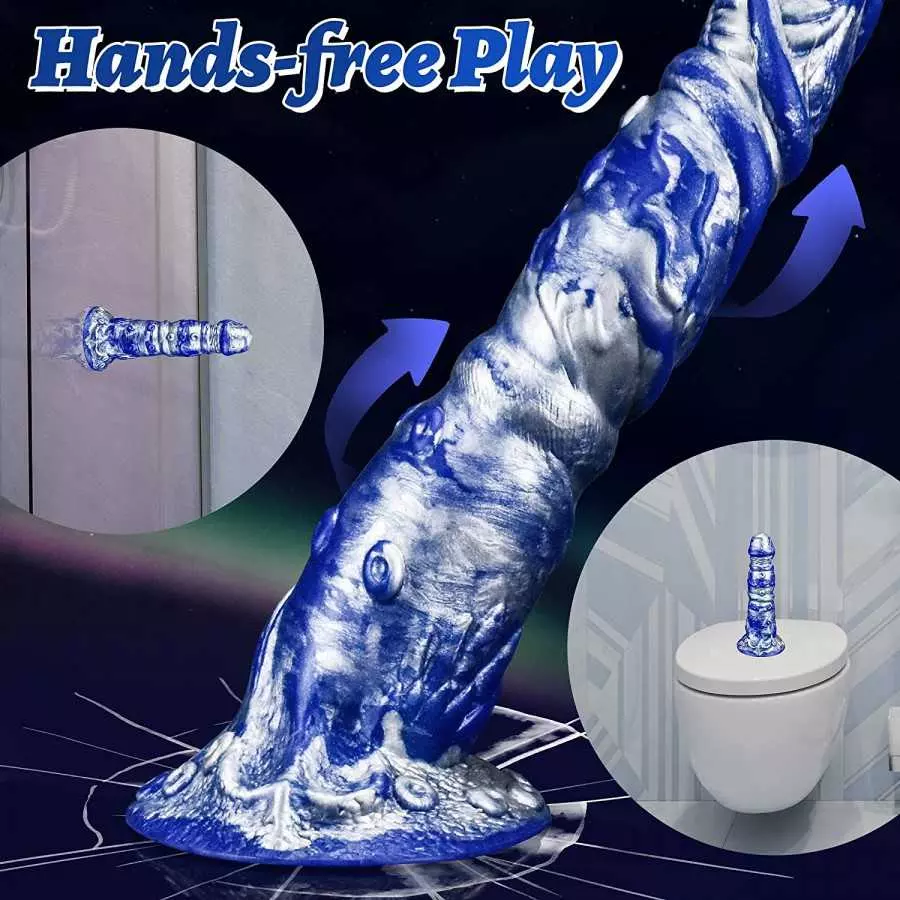 Monster Silicone Realistic Dildo Alien Dildo for Hands-Free Anal Play, Anal Dildo Strap On Dragon Thick Dildo Sex Toy for Women