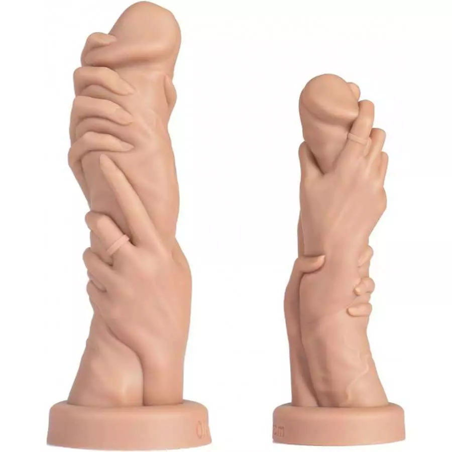 Grip fist Realistic Dildo for Vaginal or Anal Fisting Hand and Forearm with Strong Suction Cup (Large) Grip fist Realistic Dildo for Vaginal or Anal Fisting Hand and Forearm with Strong Suction Cup (Large)