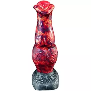 9.17'' Liquid Silicone Dildo with Strong Suction Cup, Huge Animal Smooth Dildo, Flexible Monster Anal Butt Plug, Prostate Adult