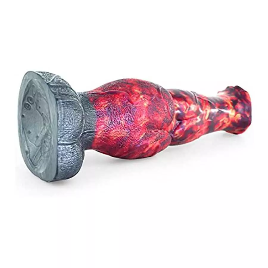 9.17'' Liquid Silicone Dildo with Strong Suction Cup, Huge Animal Smooth Dildo, Flexible Monster Anal Butt Plug, Prostate Adult