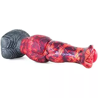 9.17'' Liquid Silicone Dildo with Strong Suction Cup, Huge Animal Smooth Dildo, Flexible Monster Anal Butt Plug, Prostate Adult