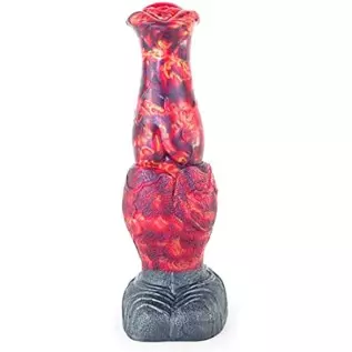 9.17'' Liquid Silicone Dildo with Strong Suction Cup, Huge Animal Smooth Dildo, Flexible Monster Anal Butt Plug, Prostate Adult