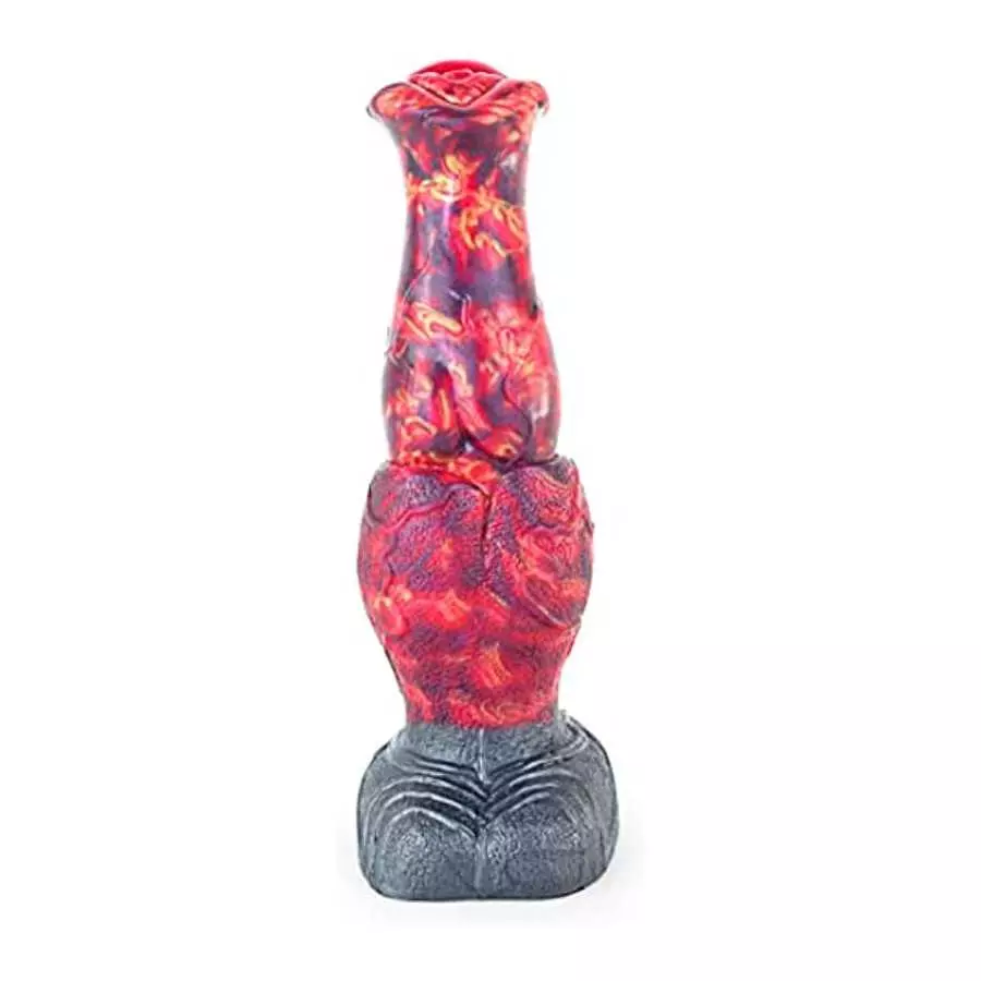 9.17'' Liquid Silicone Dildo with Strong Suction Cup, Huge Animal Smooth Dildo, Flexible Monster Anal Butt Plug, Prostate Adult