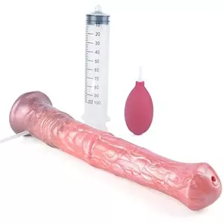 Squirting Dildo Horse Anal Dildo Suction Cup Ejaculating Dildo Silicone Female Sex Toys for Women