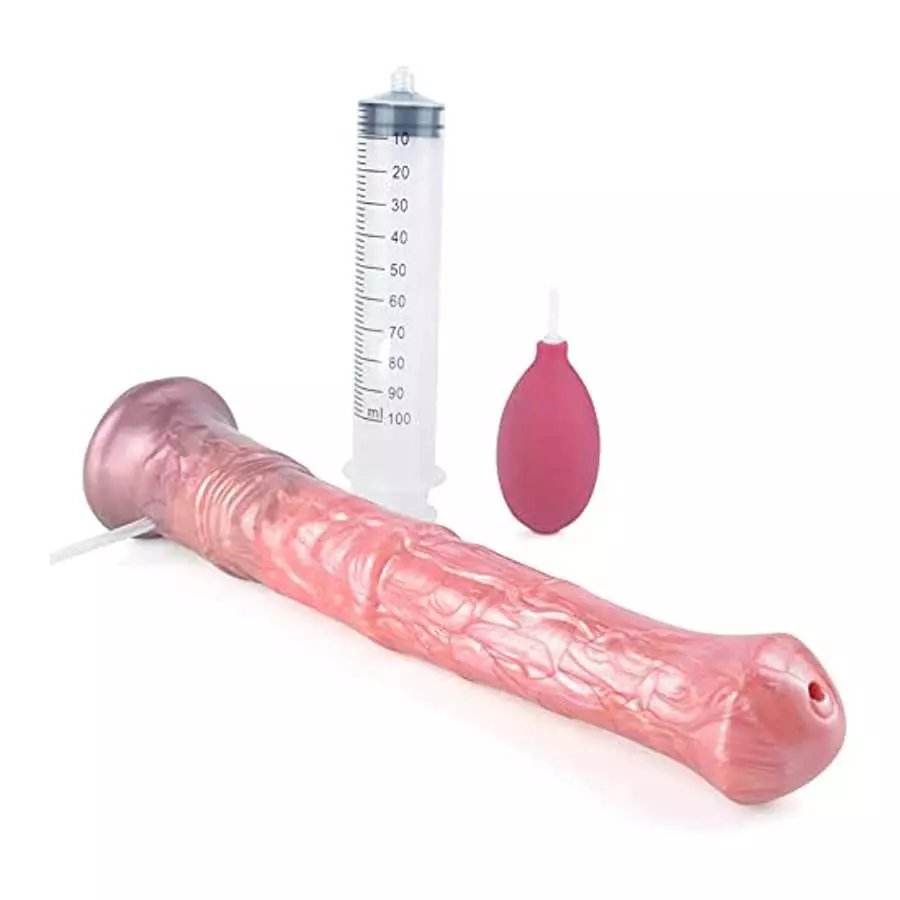 Squirting Dildo Horse Anal Dildo Suction Cup Ejaculating Dildo Silicone Female Sex Toys for Women