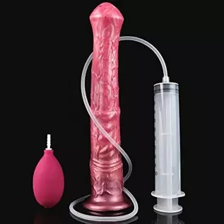 Squirting Dildo Horse Anal Dildo Suction Cup Ejaculating Dildo Silicone Female Sex Toys for Women