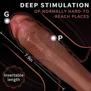 10.4 Inch Big Realistic Dildo with Suction Cup for Hands-Free Play, Flexible Liquid Silicone Dildos Lifelike Huge Fake Penis Coc