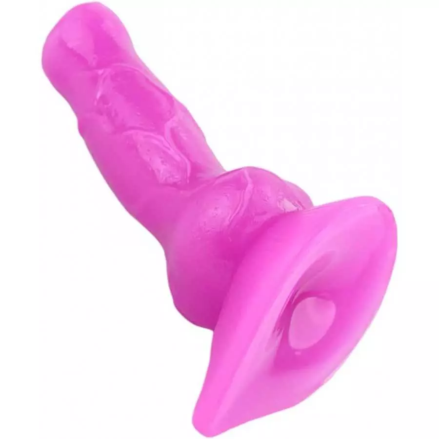 Romi Animal Penis 7.3" Realistic Wolf Dildo Big Size Cock Anal Plugs Artificial Sex Toys (Black)