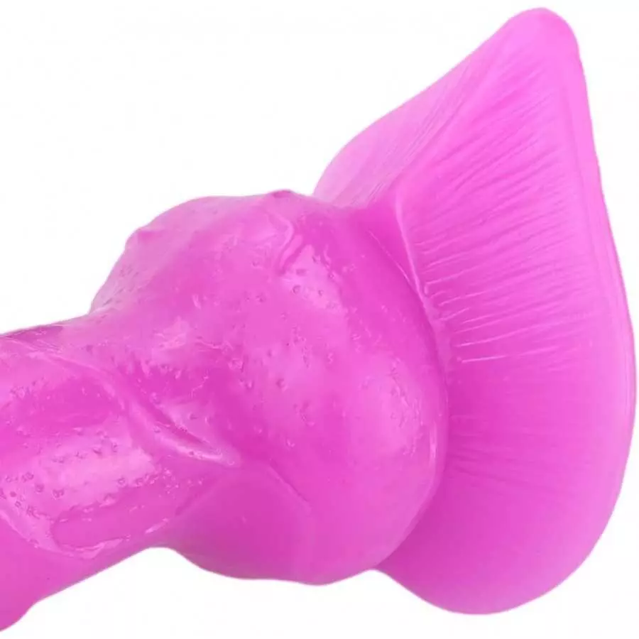 Romi Animal Penis 7.3" Realistic Wolf Dildo Big Size Cock Anal Plugs Artificial Sex Toys (Black)