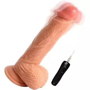 9 Inch Liquid Silicone G Spot Dildo, Strong Suction Cup Realistic Dildo Vibrator, Hands Free Anal Play Adult Sex Toy Women, Thru