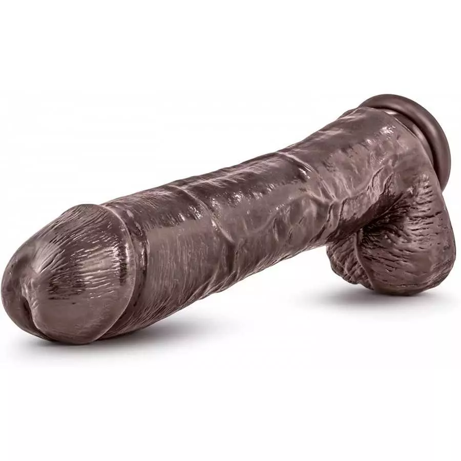 Blush Dr. Skin Realistic 9 Inch Long 2 Inch Thick Dildo with Suction Cup Base & Balls Realistic Dildo Soft Real Feel Female Sex