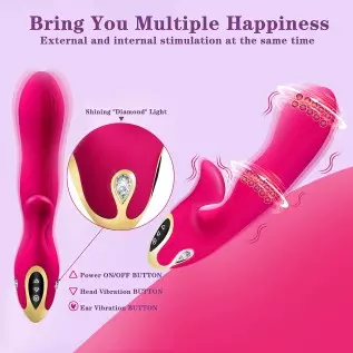 FUNDURABLE Vibrating Massager with 20 Powerful Vibration Patterns & 8 Speeds - Waterproof Rechargeable Adult Sex Toys for Couple FUNDURABLE Vibrating Massager with 20 Powerful Vibration Patterns & 8 Speeds - Waterproof Rechargeable Adult Sex Toys for Couple