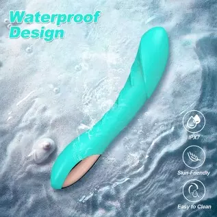G Spot Dildo Vibrator for Vagina Clitoris Anal Stimulation, Waterproof Rechargeable Quiet Vibrating Powerful Vibrators Adult Sex