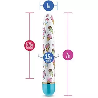 Blush The Collection 7” Adjustable Multi-Speed Vibrator, Waterproof, Slim Line, Sex Toy for Women, Sex Toy for Couples Blush The Collection 7” Adjustable Multi-Speed Vibrator, Waterproof, Slim Line, Sex Toy for Women, Sex Toy for Couples