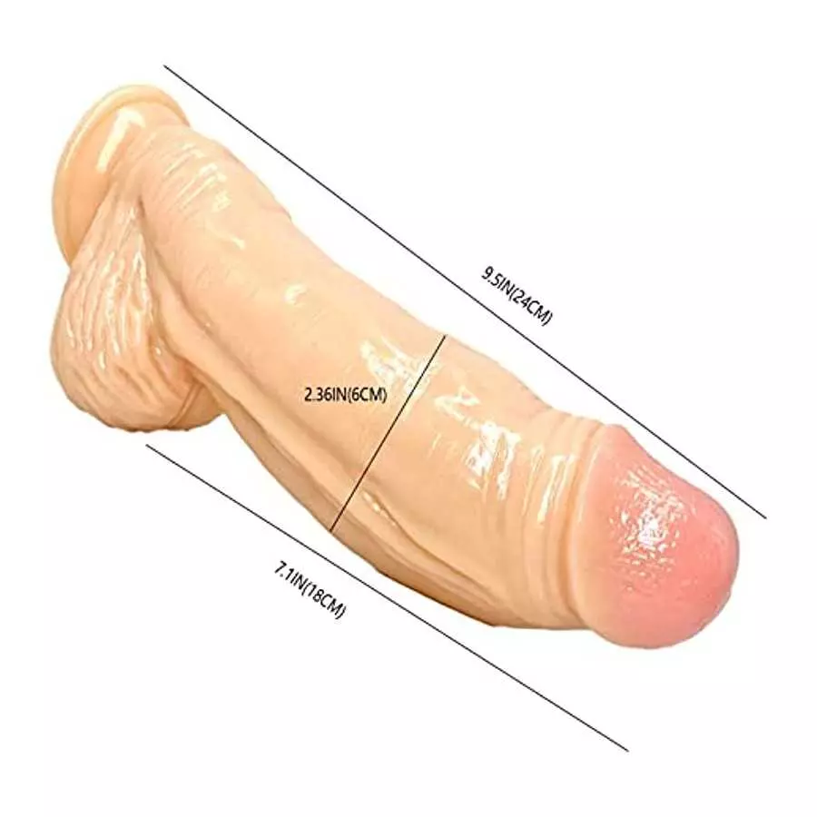 24CM*6CM Realistic Dildo, Flesh