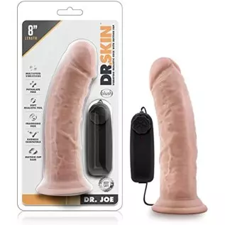 6k 6k 8 Inch Realistic Vibrating Dildo with Suction Cup, Sex Toy for Women, Sex Toy for Adults, Vanilla