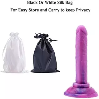 Slim Beginner Anal Dildo,SINLOLI Violet Rainbow Small Dildo with Suction Cup for First-Time Users with Storage Bag Slim Beginner Anal Dildo,SINLOLI Violet Rainbow Small Dildo with Suction Cup for First-Time Users with Storage Bag